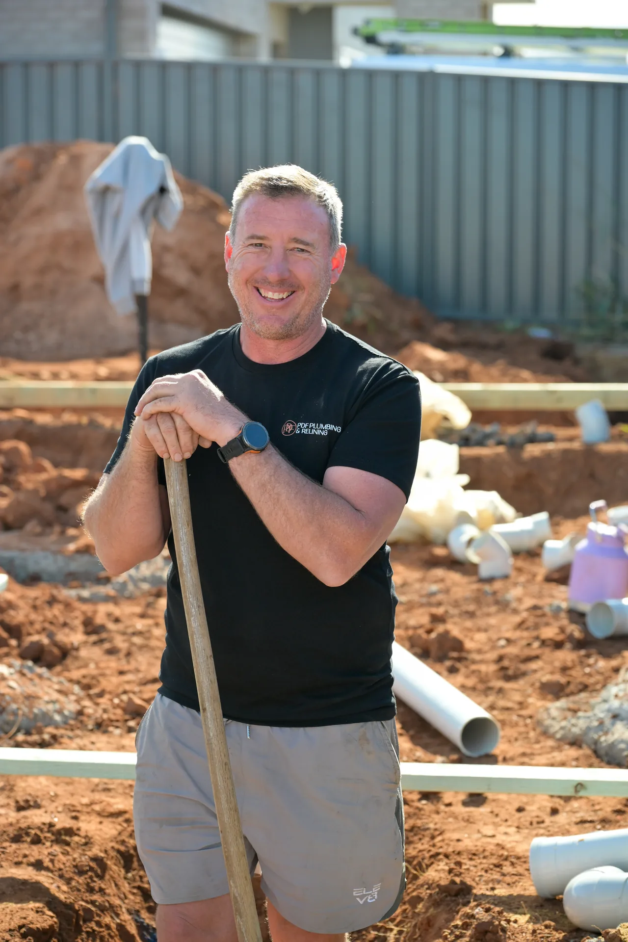 PDF Plumbing & Relining crew member on site